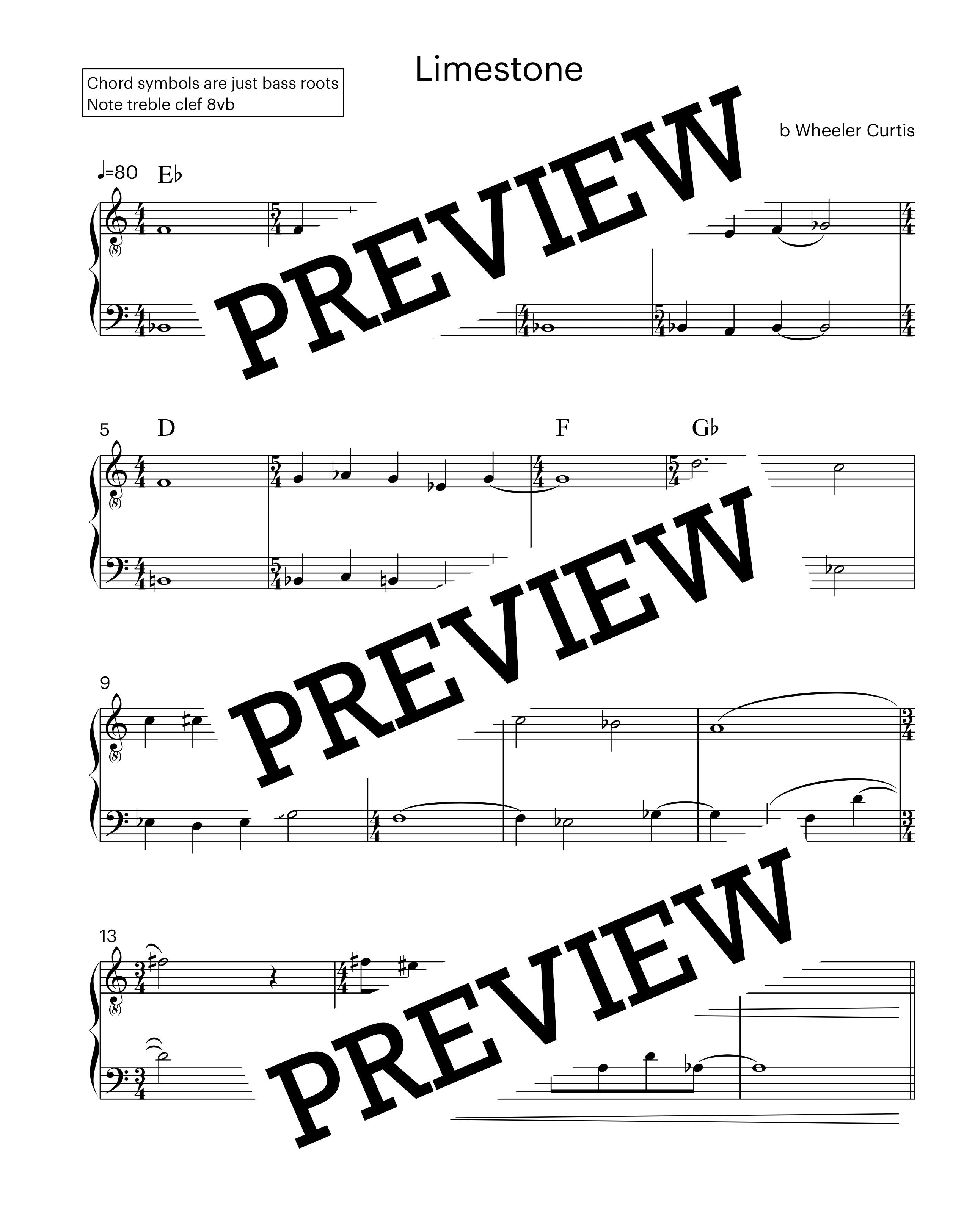 HEATMAP Sheet Music